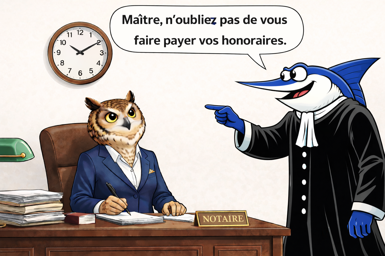 L'avocat alerte le notaire sur le risque de prescription de ses honoraires